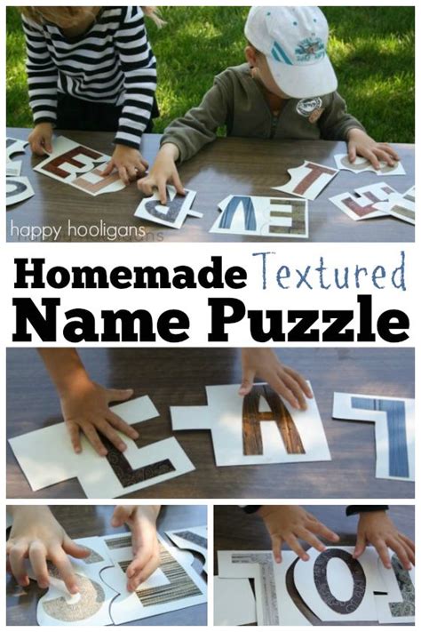 easy homemade  puzzle  teach  child   spell