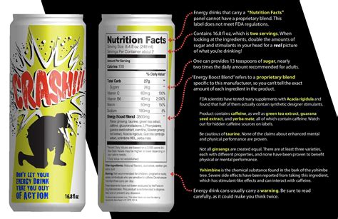 energy drink warning label