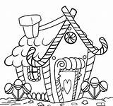 Coloring Gingerbread House Pages Colouring Printable Man Kids Cool2bkids Cute Holiday Print sketch template