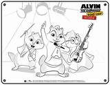 Alvin Chipmunks Coloring Chipmunk Genial Frisch Chipettes Toolkit Disegni Colorare Movie Superstar sketch template