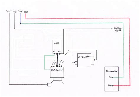 electric alternator generator wiring diagram