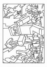 Minecraft Coloring Pages House Printable Getdrawings sketch template