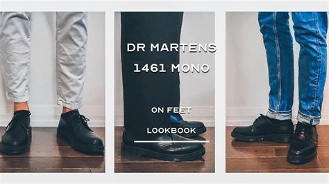 dr martens  mono  feet review lookbook   minimalist  youtube