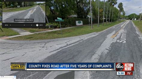 riverview road repaired after 5 years of asking for help