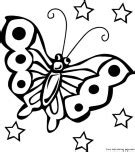 printable butterfly coloring pages  kidsfree kids coloring page