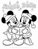 Coloring Christmas Pages Disney Mickey Printable Mouse Minnie Kids Colouring Kidspartyworks Color Sheets Santa Characters sketch template