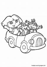 Dora Coloring Pages Tico Explorer Car Print Kids Books Browser Window sketch template