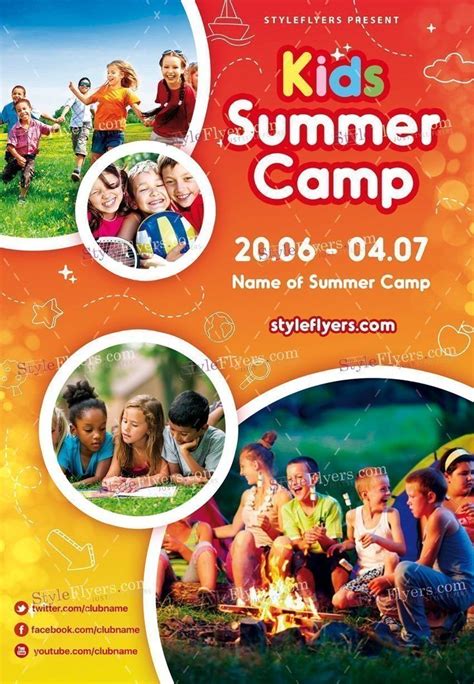 creating a summer camp flyer for 2023 free sample example and format