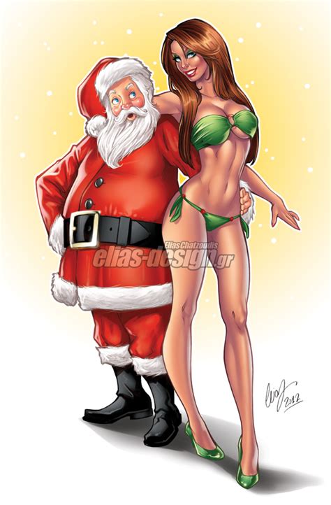 santas girl by elias chatzoudis on deviantart