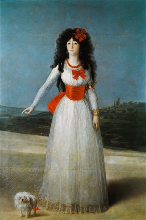 The Duchess Of Alb Francisco José De Goya As Art Print