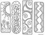Bookmarks Color Printable Coloring Bookmark Book Kids Pages Classroomdoodles Print Diy Colouring Libros Marks Para Reading Books Separadores Doodles Template sketch template