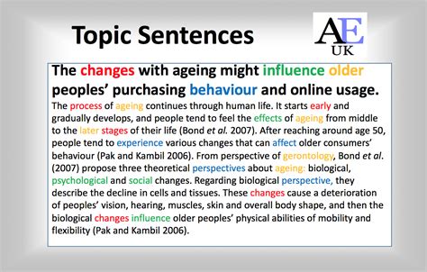 write  good topic sentence  academic writing
