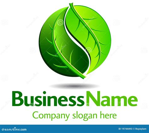 green logo stock vector image  design concept logos