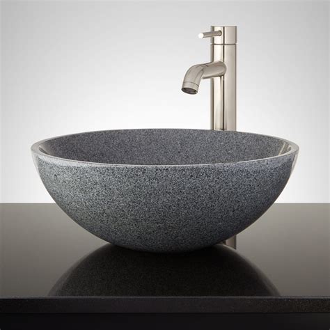 polished granite vessel sink natural stone creations