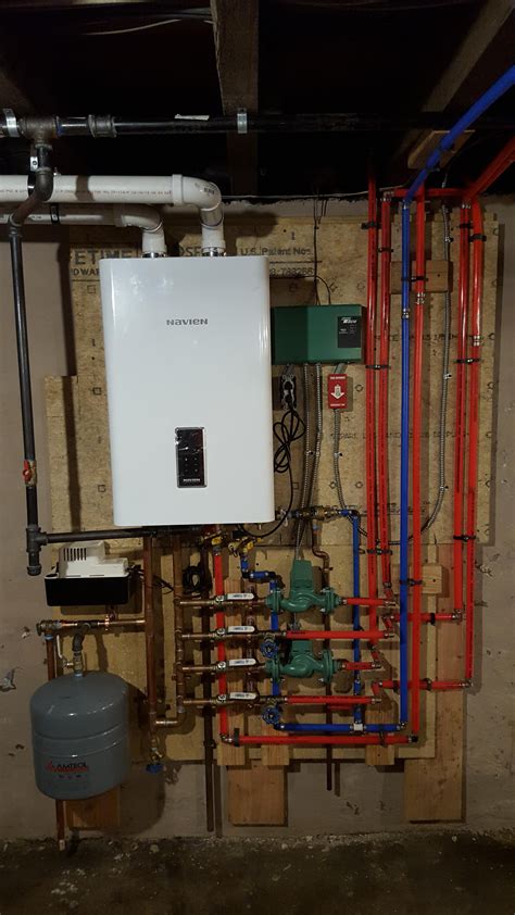 navien combi boilerwater heater  installed hvac