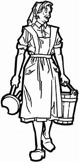 Milking Maid Maids Coloring Farming Decals Crops Agriculture Carrying Vinyl Beevault Signspecialist Template sketch template