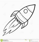 Rakete Coloring Rocket Ship Pinnwand Auswählen Zeichnung Zeichnen sketch template