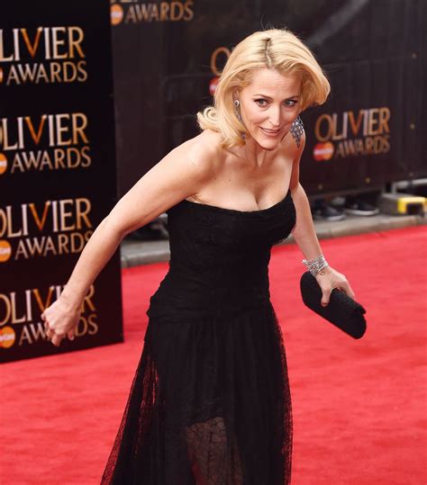 gillian anderson at the olivier awards 2015 celebzz
