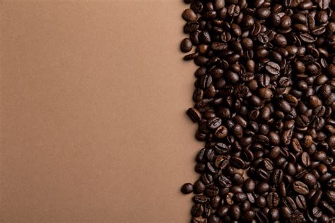 brown coffee beans  stock photo