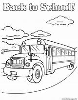 Coloring Bus School Back Pages Print Printable Kids Color Time Bestcoloringpagesforkids Book sketch template