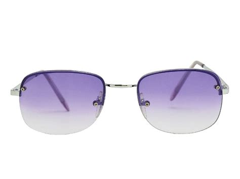 pauline 2000 s vintage y2k rimless rectangle sunglasses in 2021
