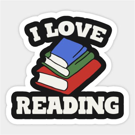 love reading  love reading sticker teepublic