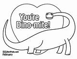 Coloring Pages Dinosaur Valentines Valentine Pi Cut Paste Color Draw Print Sheets Getdrawings Printable Getcolorings Drawing Colouring Happy Life Colorings sketch template