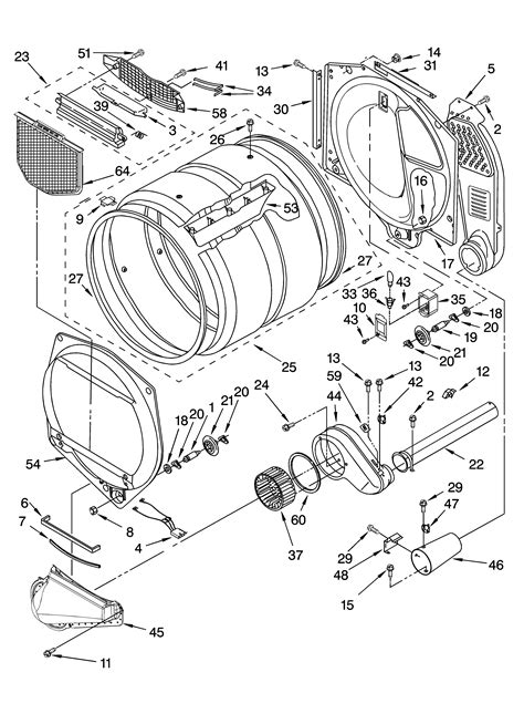 kenmore het washer parts diagram