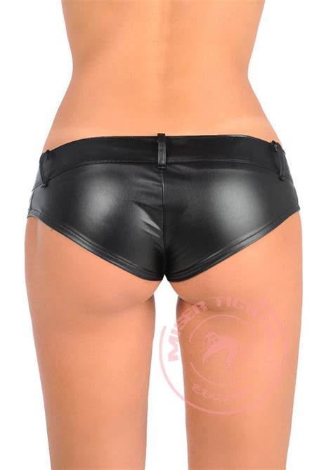 2019 hot sexy pu high cut mini shorts faux leather booty shorts micro mini cheeky bikini hot