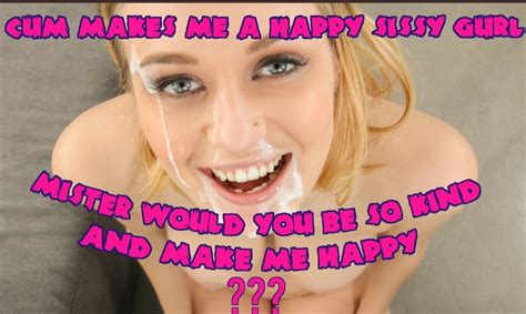 blonde cum makes me happy sissy caption constantlytoomuch