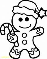 Gingerbread Coloring Cookie Pages Man Printable Getcolorings Color sketch template