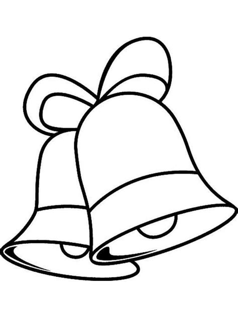 christmas bells coloring pages  printable christmas bells coloring