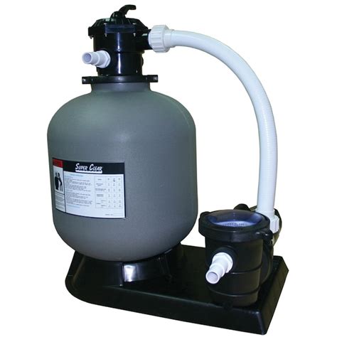aqua ez  sq ft sand pool filter system  pump   pool filter systems department