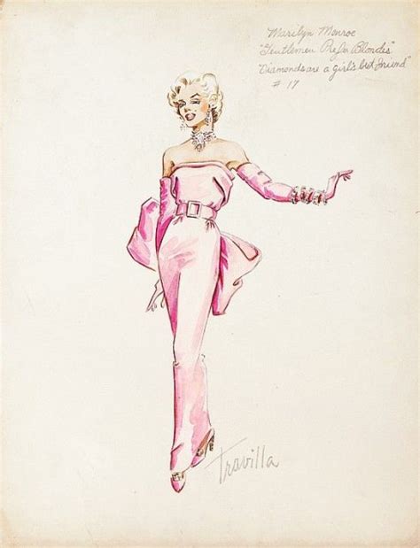Marilyn Monroe S Iconic Pink Dress From Gentlemen Prefer Blondes