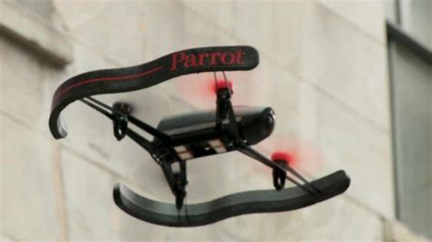 flying wi fi camera testing parrots  hd drone bbc news
