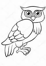 Owl Owls Coloring Patterns Pages sketch template