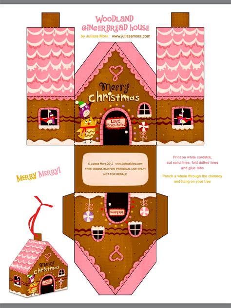templates  gingerbread house  click    basic gingerbread