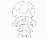 Coloring Toadette Mario Pages Popular Library Coloringhome sketch template
