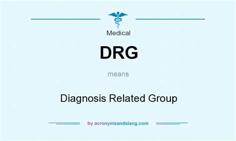 drg diagnosis related group  governmental military