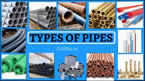 detailed information  pipes types  pipes  plumbing