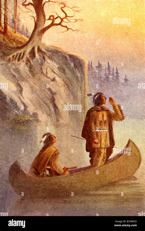 Native Americans Canoe Stockfotos Und Bilder Kaufen Alamy