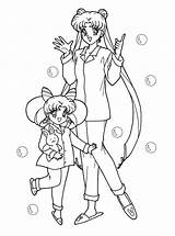 Sailor Coloring Moon Anime Manga Usagi Para Rini Pintar Colorir Desenhos Pages Chibi Jupiter Da Scouts Sailormoon Imprimir Pasta Escolha sketch template