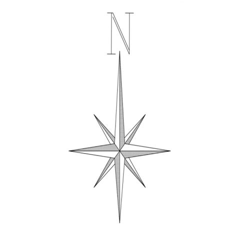 north symbol  cads