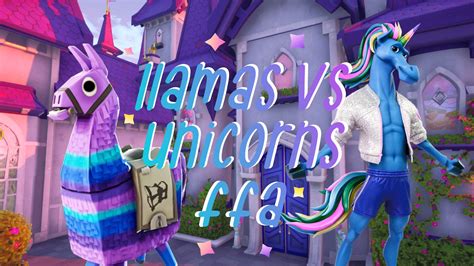 llamasvs unicorns team ffa fortnite creative map code dropnite