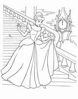 Coloring Pages Cinderela sketch template