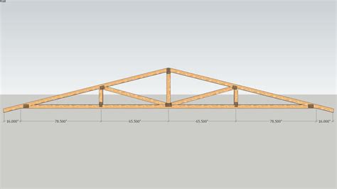 roof truss   pitch  ft span  warehouse