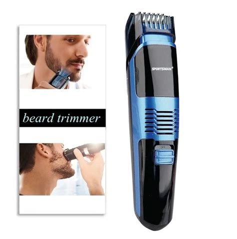 professional vacuum beard trimmer  men hair trimer mustache trim rechargeable face shaving