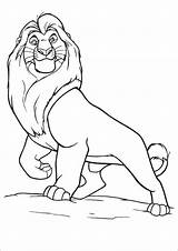 Lion Coloring King Mufasa Pages Pencil Getcolorings Getdrawings Printable Print Drawing Colorings sketch template