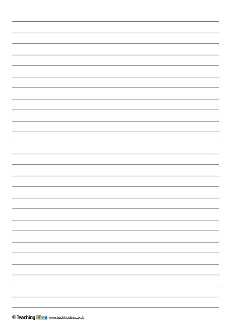 microsoft word template lined paper