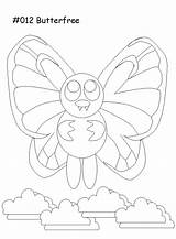 Butterfree Pokemon Imprimer sketch template